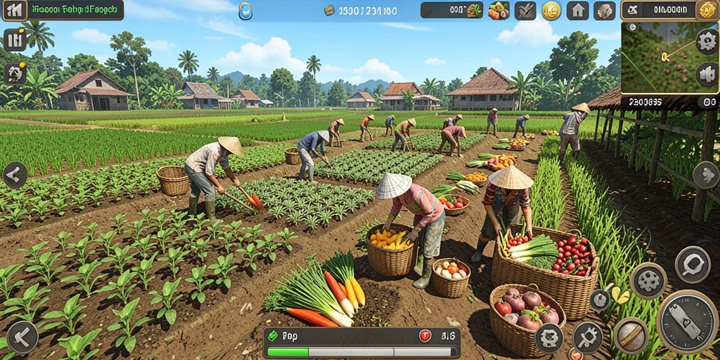 Menu permainan yang user-friendly dan intuitif.