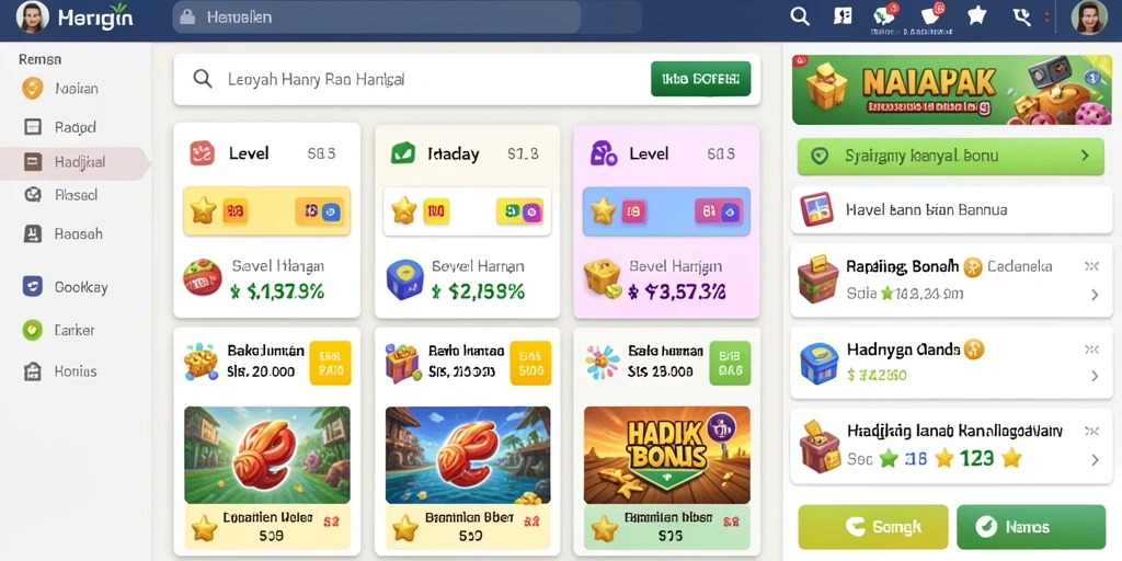 Promosi menarik dan hadiah untuk pengguna setia.