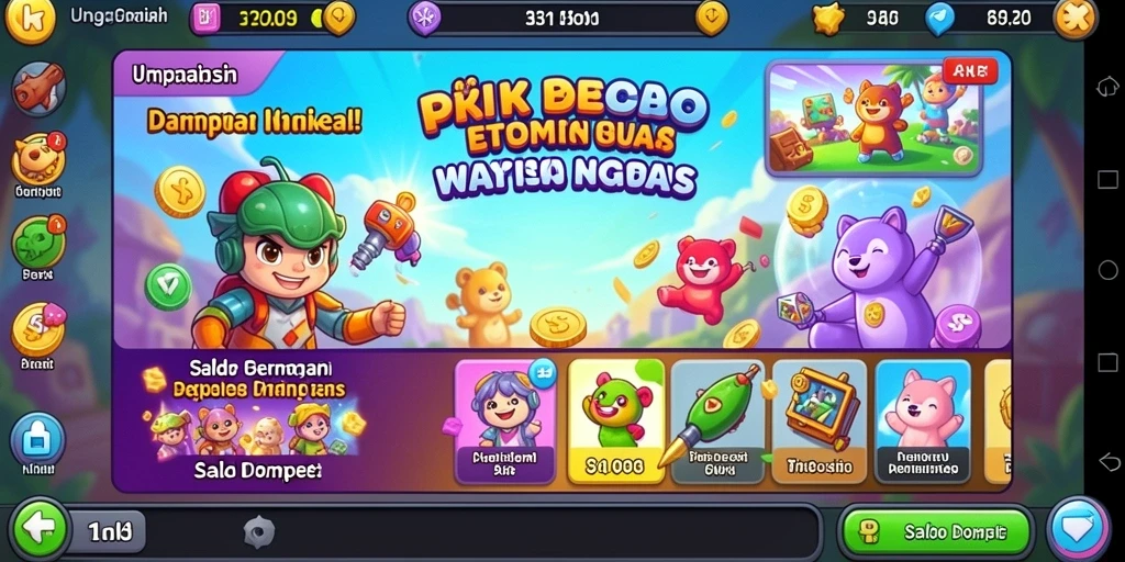 Hadiah menarik di setiap permainan untuk memotivasi pemain.